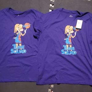 2 XXL Space Jam Nike Shirts New